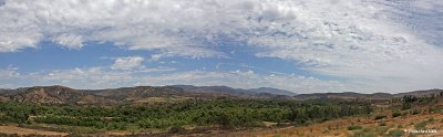 View from cemetery of Barham Ranch (connects Santiago Oaks right and Irvine Park left)