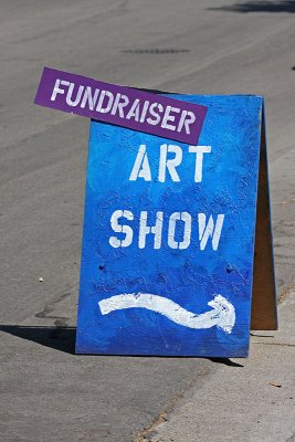 A friend decided to have an art show fundraiser for her non-profit organization
