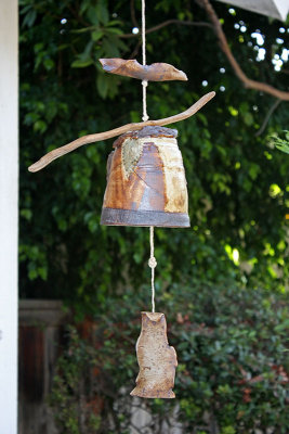 Wind  Chime signal the way to the art show