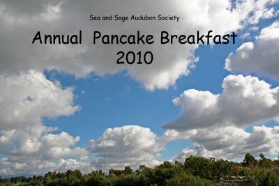 Every fall, Sea and  Sage Audubon hosts a pancake breakfast at the San Joaquin Wildlife Sanctuary