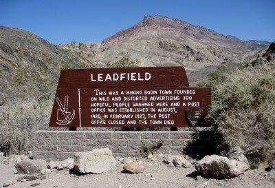 LEADFIELD - Ghost Town - Titus Canyon, Death Valley