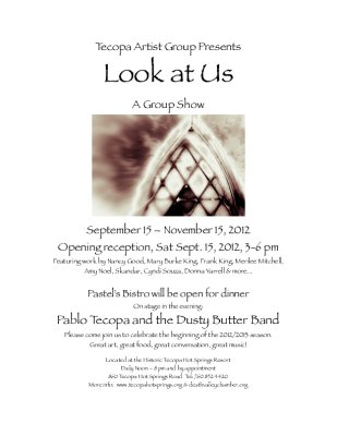 Tecopa Artist's Group presents: Look at Us - a group show