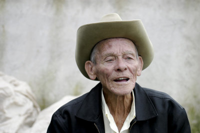Old man with a hat - Costa Rica