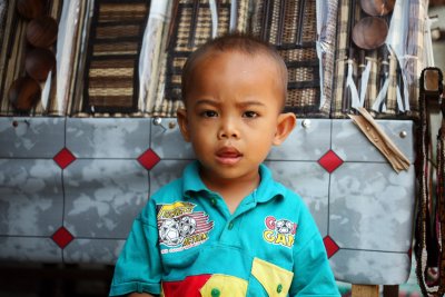 Boy at market Bali Indonesia