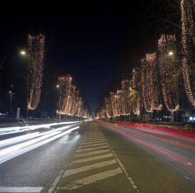 Christmas time in Corso Sempione