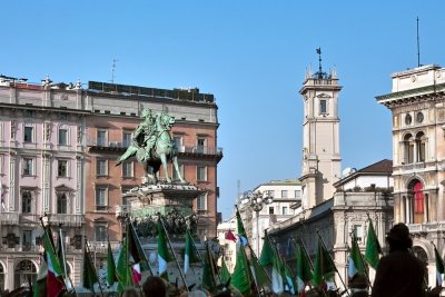 Alpini in Duomo Square