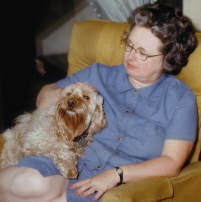 Mother and the dog