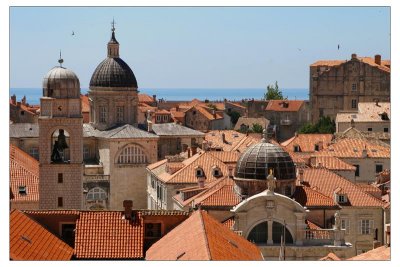Dubrovnik's new roofs.
