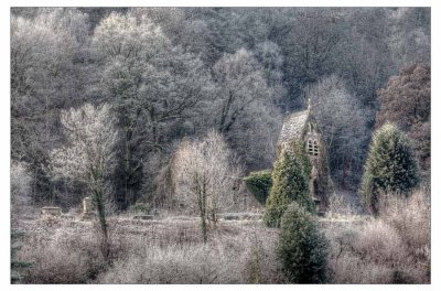St.Marys Tintern in the frost.