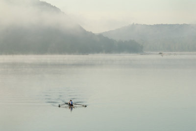 Rowing on the Delaware River