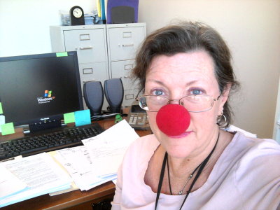 This is me in 2010 wearing a disguise.