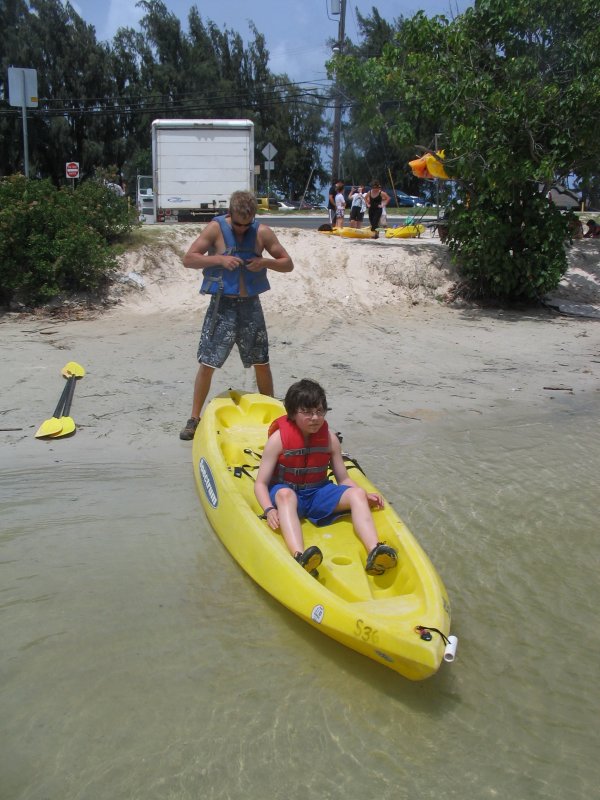 Kayaking near Kailua Beach Park