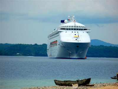 Pacific Dawn Anchored of Walla Island