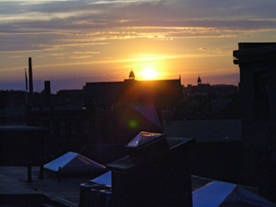 Sunset Over Lowell