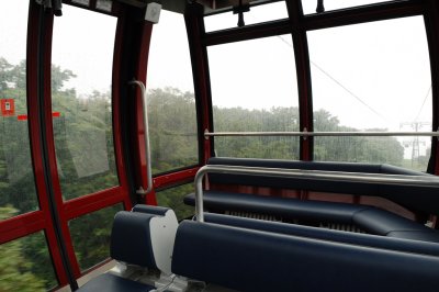 Hakone Ropeway (Interior View)