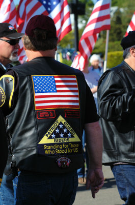 Patriot Guard Riders at the Old Saybrook Memorial Day parade [click on thumbnails below]