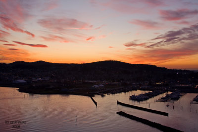 Anacortes at Sunset from Cape Sante