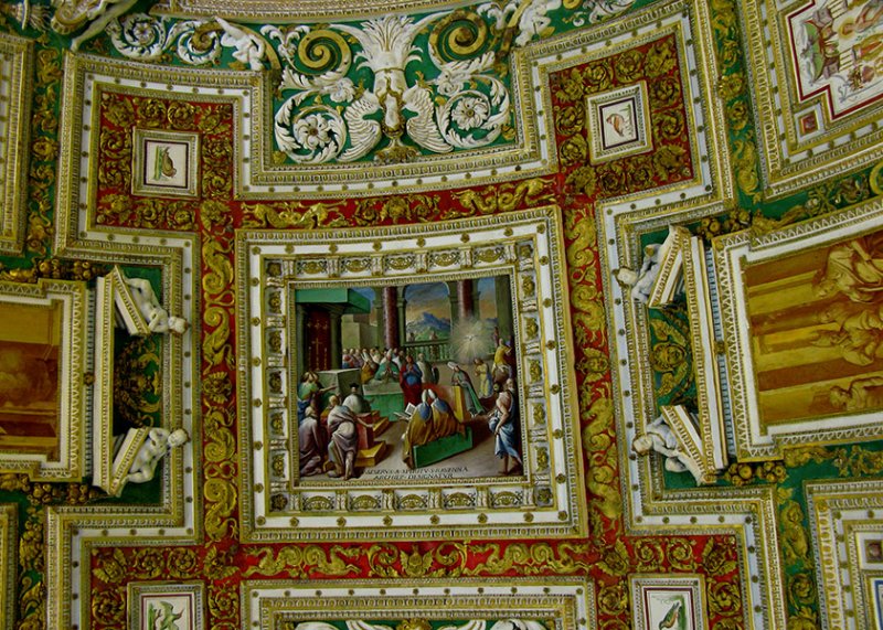 The Map Room's Ceiling, detail7086