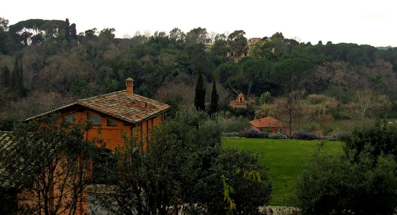 View of gardens from the Gianicolo7452
