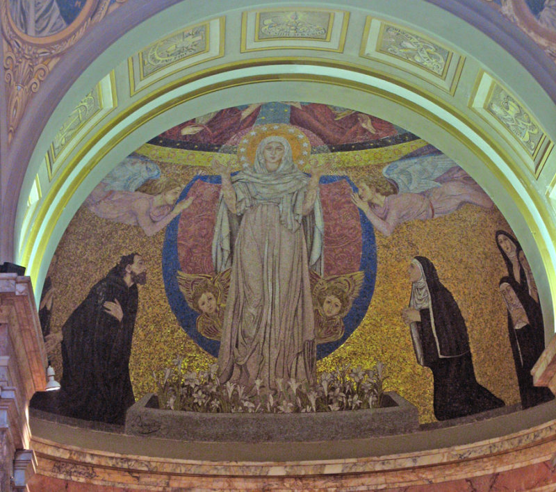 Mosaic in Chapel of Santa Prassede, detail7282