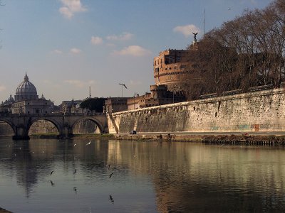 St. Peter's Basilica and the Castel Sant'Angelo6911