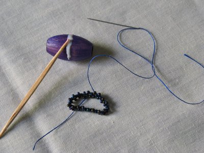 *3*Making a beaded bead