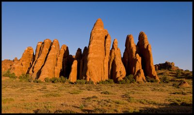 Sandstone Fins...entrance to Sand Dune Arch