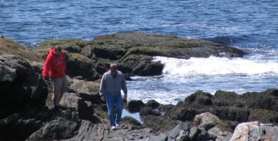 Kevin and Barry at Pemaquid Point