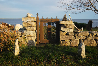 The view from the garden gate