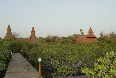 Mandina Lodges -a hotel in Mangrove swamp