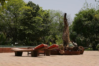 Mandina Lodges sun terrace by the pool