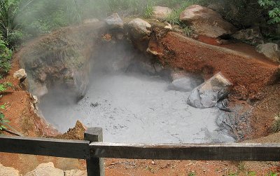 Hot mud pool