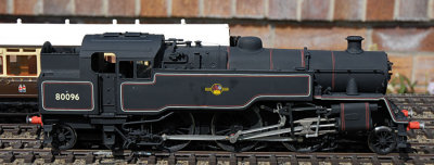 80096. A model of a standard tank locomotive built in 1952 most saw service on the Southern Region of BR