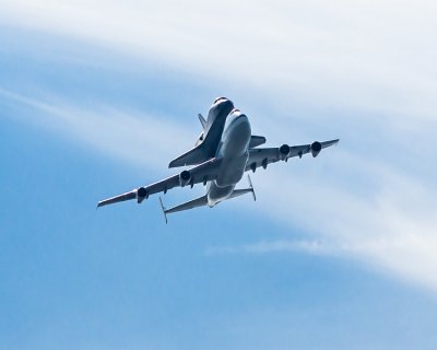 Beginning a fly-over of Alameda