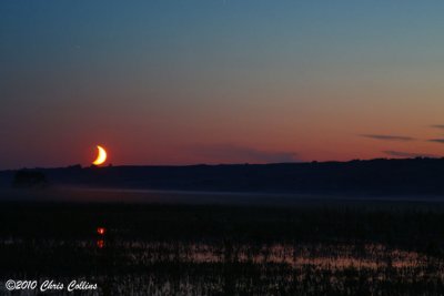 Moon and Sunset