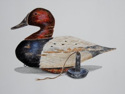 Canvasback Drake Maker Lee & Lem Dudley Circa 1897