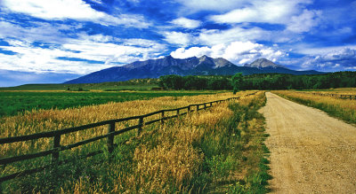 Mountain Road in Colorado