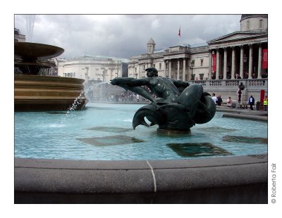 Trafalgar Square and the National Gallery