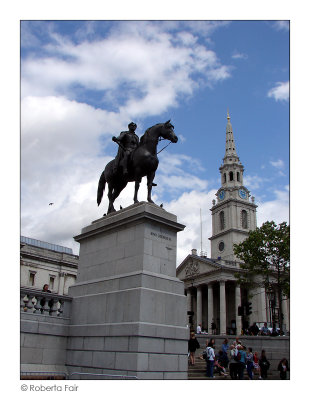 Trafalgar Square and the National Gallery