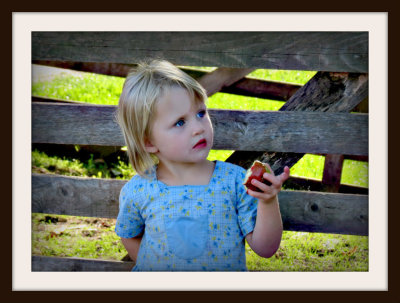 Josie & Her Apple