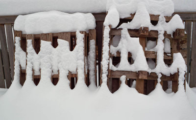 Snow Hoodoos