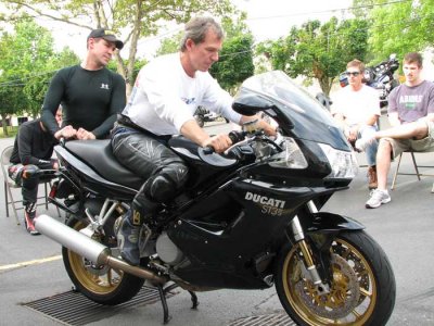 Shake the bike...lol