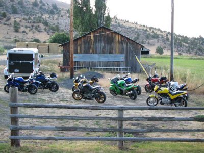Bikes at the ranch