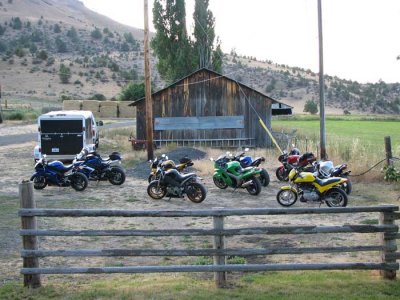 Bikes at the ranch