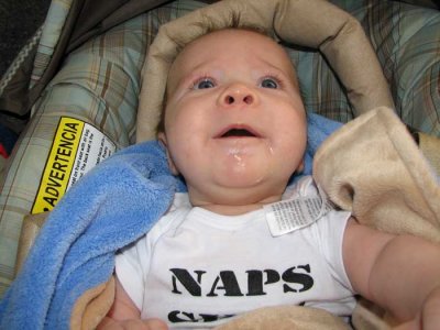Chin wipe please