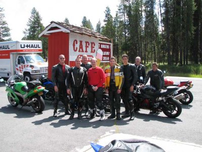 Riders at Austin Junction