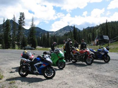 Bikes at Anthony Lakes