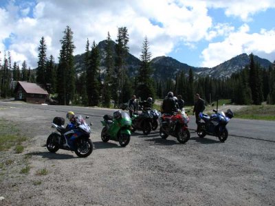 Bikes at Anthony Lakes