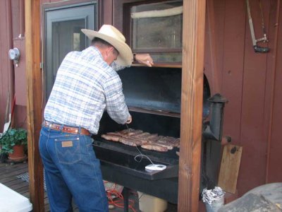 Phil grills a mean steak