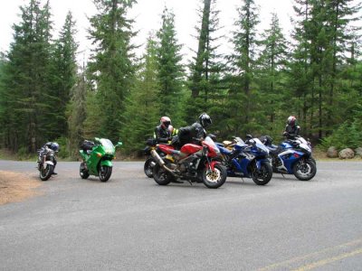 Stopped atop FR58